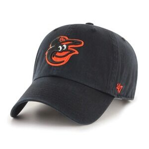 Baltimore Orioles '47 Brand MLB Clean Up Adjustable Strapback Hat Dad Cap